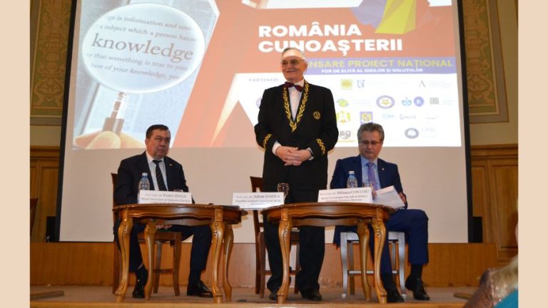 Lansarea Proiectului Național „România Cunoașterii” – eveniment de elită al mediului academic românesc