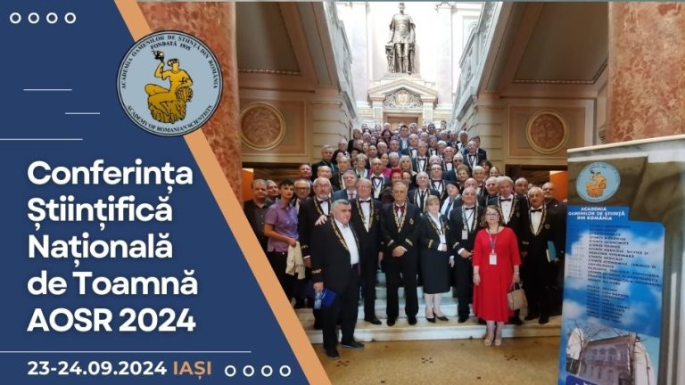 National Scientific Fall Conference AOSR 2024 – “The role of artificial intelligence in Romania’s sustainable development” – Strategic directions for the development of Artificial Intelligence in Romanian academic research