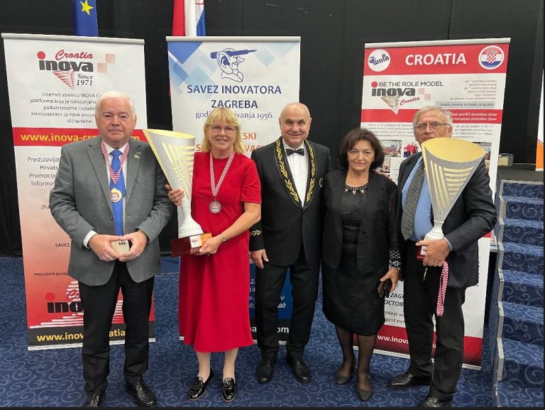 AOSR members awarded GOLD medal at the INOVA 2024 International Exhibition of Inventions – Croatia