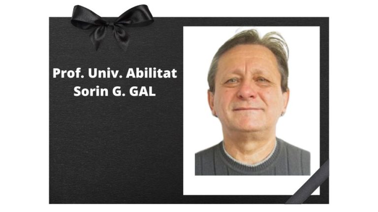 God rest the soul of Prof. Sorin G. GAL!