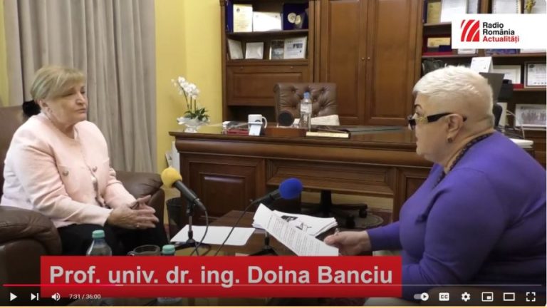 The show “People who move Romania” – Prof. univ. dr. eng. Doina Banciu