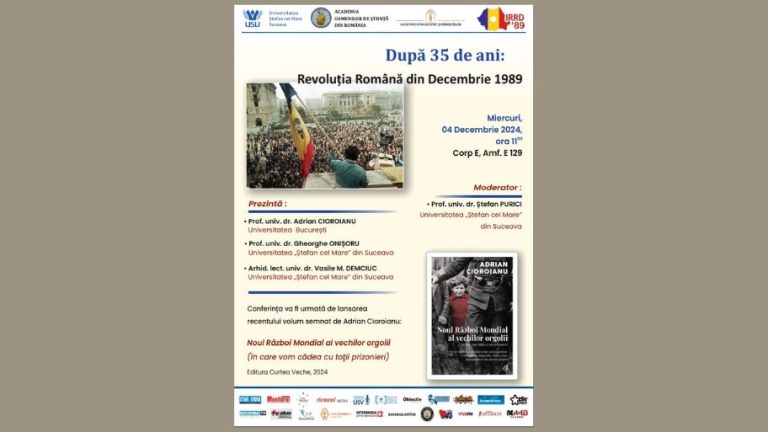 După 35 de ani: Revoluția Română din Decembrie 1989