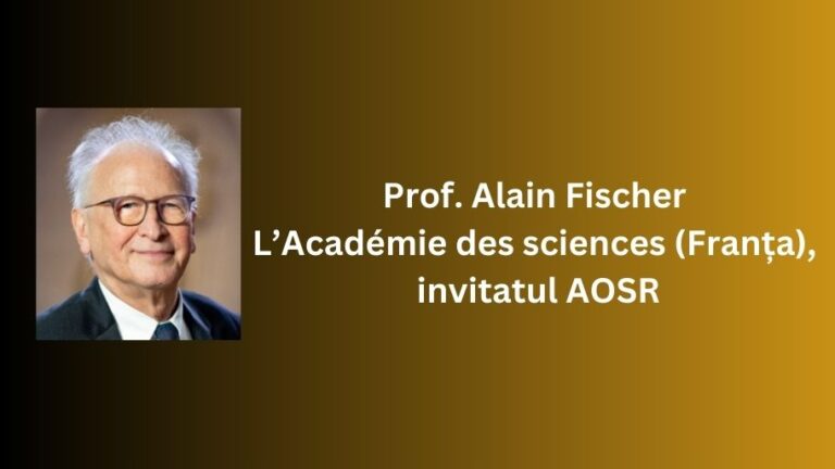 Prof. Alain Fischer – L’Académie des sciences (France), AOSR guest